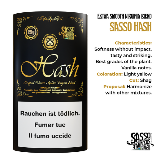 Sasso Hasch Tabak BIO 25g