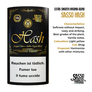 Sasso  Hasch  Tabac BIO  25g