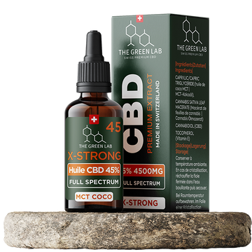 Huile CBD X-Strong 45% The Green Lab